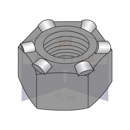 Pilot Nut (1/4-20 Hex Weld Nuts | 6 Projections | With High, Self-Locating Pilot | Steel | Plain Finish | Nuts can be fed automatically or manually (Quantity:)