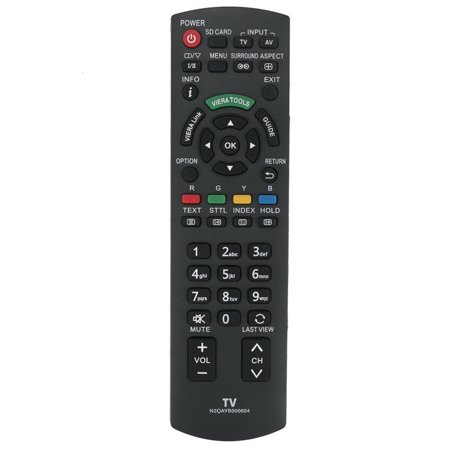 Infared Remote Control N2QAYB000604 Replace for Panasonic TV TH-L32C30A TH-P42U30A TH-P50X30A TH-P42X30A TH-L32U30A TH-L42E3A TH-L42U30A