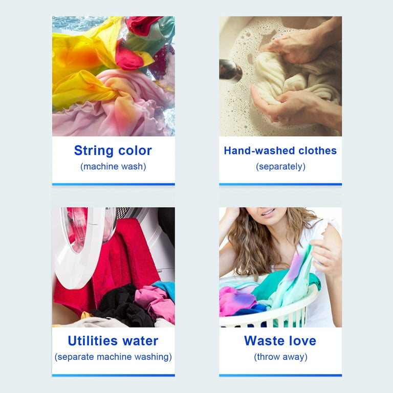 50 Anti-streak Colour Absorbing Tablets Washing Machine Paper