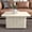 Travertine, variant on STYLIVIA Fluted Square Coffee Table Knotty Oak Finish 31.3" W x 31.3" D x 14.9" H