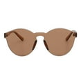 thumbnail image 6 of Round Sunglasses - Transparent Brown, 6 of 6