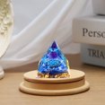 thumbnail image 5 of Home Decor Crystal Orgonite Pyramid Amethyst Healing Energy Reiki Chakra Home Office Decor, 5 of 8