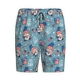 thumbnail image 4 of Easygdp Independence With Gnome Men's Short Pajama Pants, Sleep Shorts, Household Pants, Casual Pants with Pockets - Small, 4 of 9