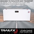 thumbnail image 4 of TrailFX Liquid Transfer Tank 21040SW TFX Liquid Transfer; Not DOT Approved For Transport Of Flammable Liquids; 37 Gallon Capacity; Vertical Rectangular; Gloss White Powder Coat; Steel, 4 of 8