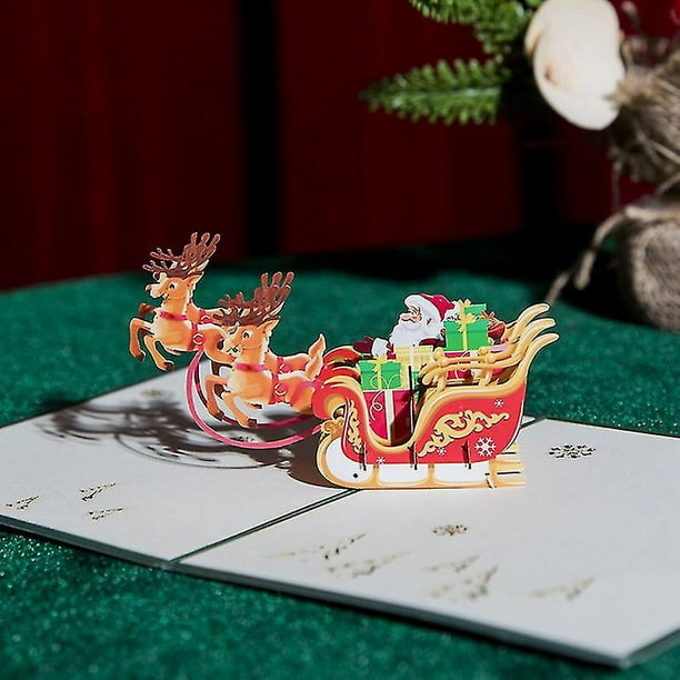 TryPinky® Juego De Tarjetas De Navidad Con Sobre, Tarjetas Plegables De Cartón Cromado De Alta Calidad, DIN A6, Diseño De Muñeco De Jengibre, Muñeco De Nieve (6