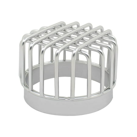 

304 stainless steel anti-blocking net floor drain round for balcomy grates roof plane insertion with PVC 110-B