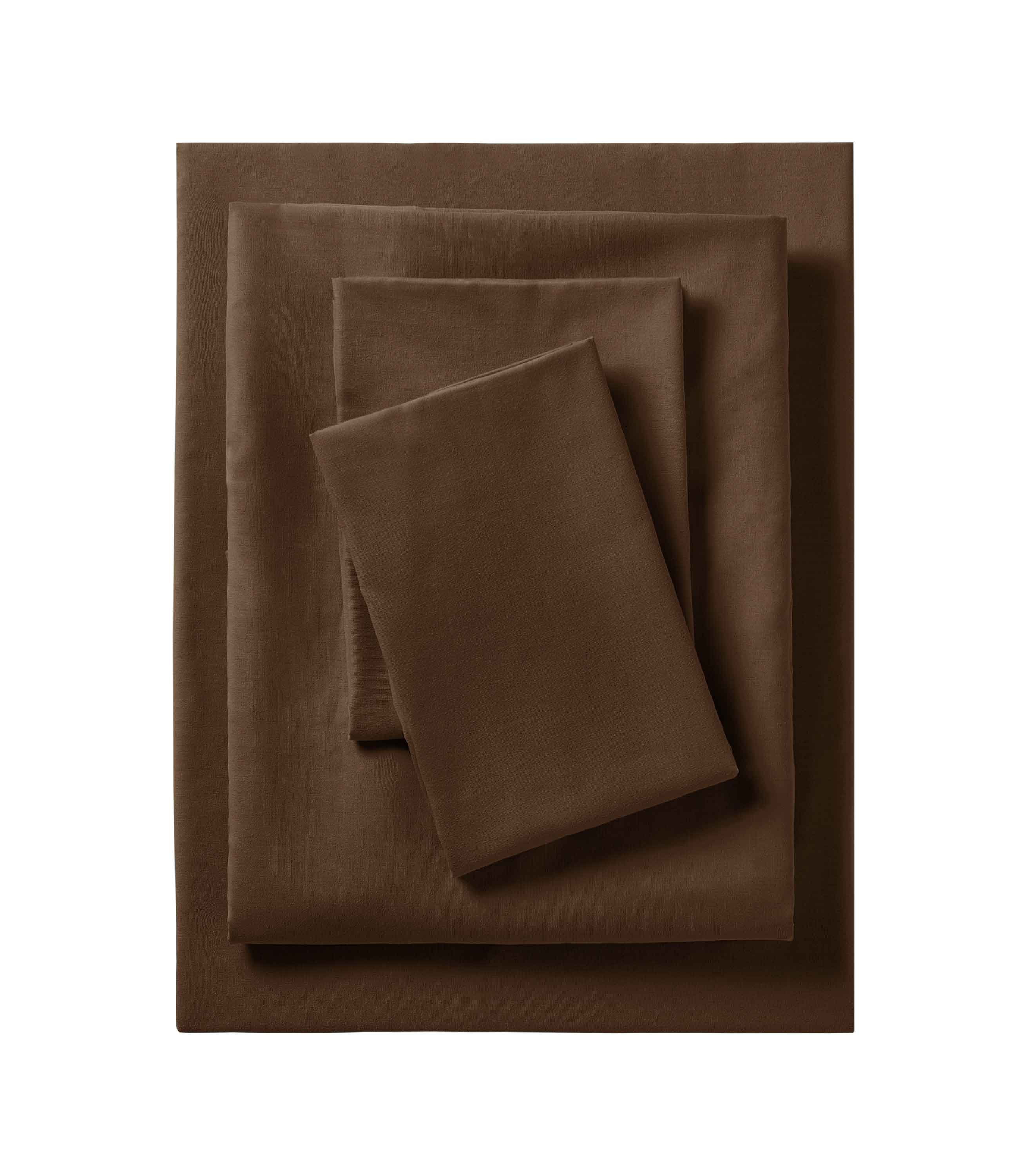 Mainstays 200 Thread Count Twin Flat - Dark Brown
