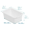 thumbnail image 2 of Scoop Front Plastic Storage Bins, 2 of 9