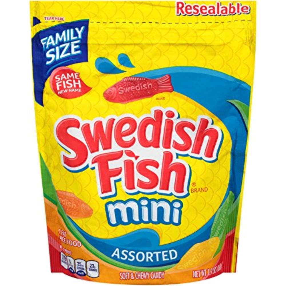 Assorted Soft And Chewy Candy 1.90 Lb, Swedish Fish are chewy and