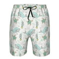 thumbnail image 3 of Goofa Whale And Turtle Printed Mens Swim Trunks Summer Quick Dry Short Beach Swimwear Bathing Suits-Small, 3 of 9