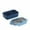 Blue, variant on HBBKVI Bento Box Insulated and Sealed Portable Compartmented Lunch Box forand Office Workers That Can Be Microwaved 40.6oz Leak-Proof Bento Box