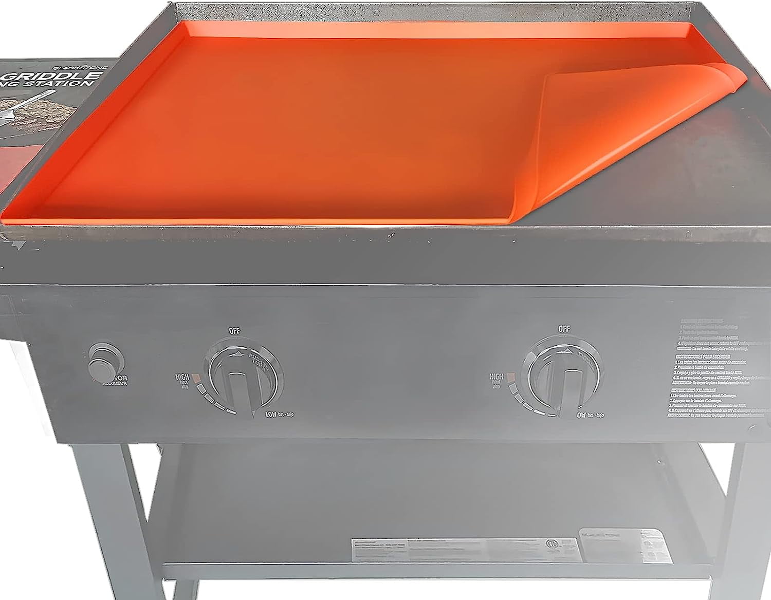 36 Inch Griddle Silicone Protective Mat Cover for Blackstone 36 Inch Griddle Heavy Duty Food