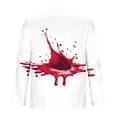 thumbnail image 4 of Yusimy T-shirts Décontractés d'Halloween pour Hommes Manches Longues Col Rond Imprimé Graphique Chandail Mode Thème Vacances, 4 of 5