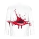 thumbnail image 4 of Blusas y camisas de manga larga con cuello redondo para hombre, estilo casual, cuello redondo, manga larga, para Halloween, con estampado, de poliéster, 4 of 5
