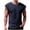 Navy, variant on WWV Men Gym Tank Tops Sleeveless Crewneck Solid Color Blouse Summer Comfortable Loose Fit Vacation Travel Tops Army Green L