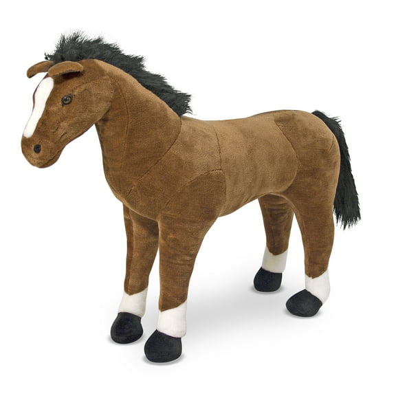 Melissa & Doug Giant Horse - Lifelike Stuffed Animal (nearly 3 feet tall)