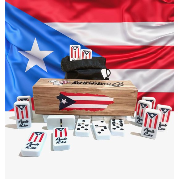 Dominoes PRK 14 Puerto Rico Double Six 28 fichas con bolsa