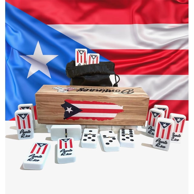 Dominoes PRK 14 Puerto Rico Double Six 28 fichas con bolsa
