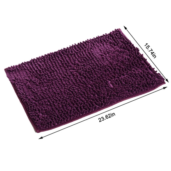 Leodye 1PCS Super Absorbent Non-slip Floor Mat - for Entrance/Bedroom/Kitchen/Bathroom/Courtyard -23.62x15.74in