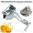 thumbnail image 3 of Manual Lemon Squeezer, Lever Squeezer, Aluminum Alloy Citrus Squeezer, Lemon Squeezer, Manual Lemon Squeezer, Manual Orange Squeezer, for Lemon, Lime And Orange, 3 of 5