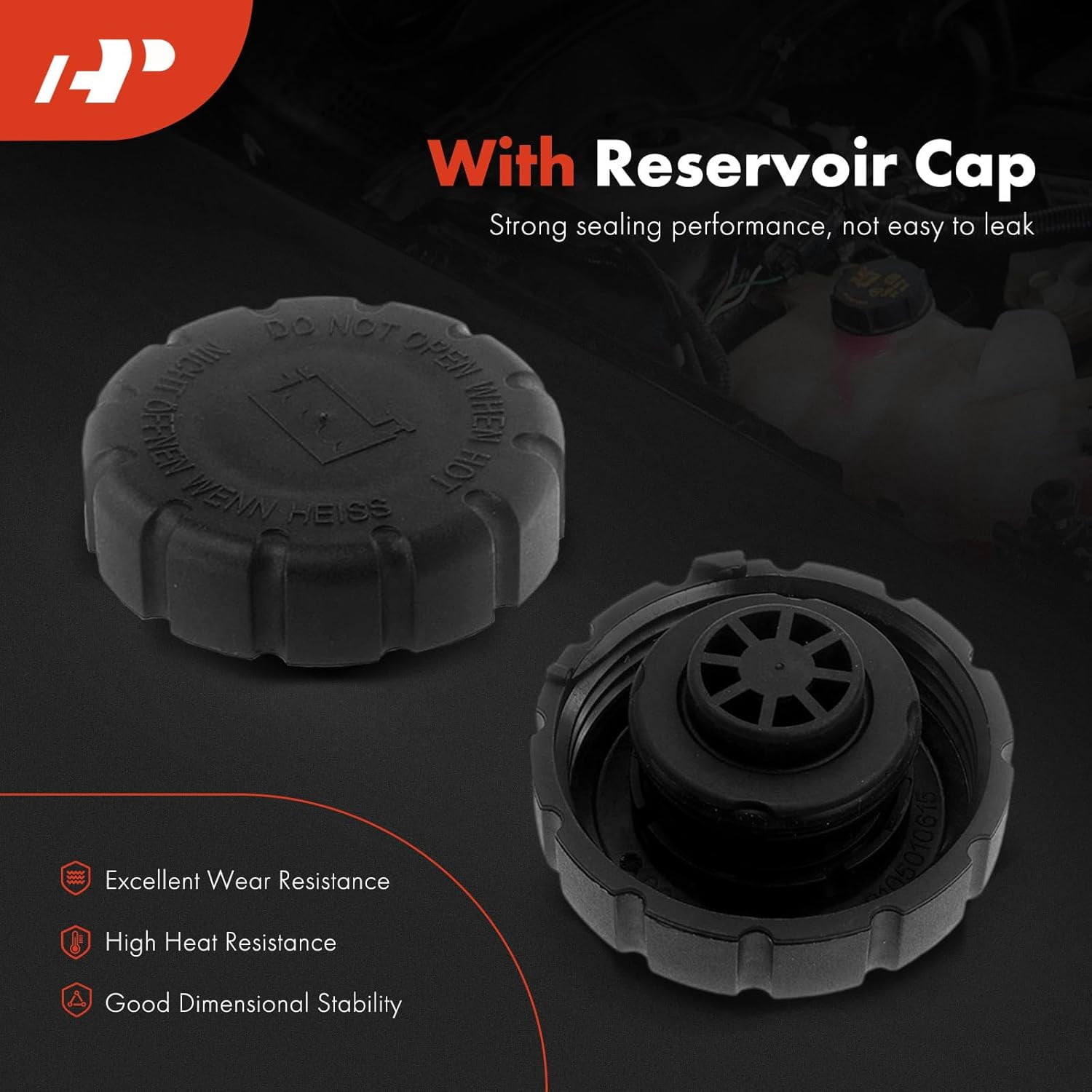 A-Premium Engine Coolant Expansion Tank with Sensor and Cap Compatible with Mercedes-Benz Metris 2016-2021 2.0L