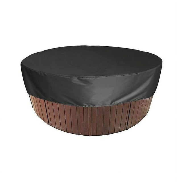 Couverture de Piscine Ronde Couverture Solaire pour Piscine, Imperméable Résistant aux UV Couverture de Protection pour Spas Extérieurs, 190x30cm
