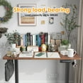thumbnail image 4 of LiviNest Electric Standing Desk for Home Office: 1-Touch Posture Shift with 4 Memory Keys - 300-LBS Rock-Solid Stage for Dual Monitors & Heavy Books - Adjustable Height 27-47 Inch Modern Workstation, 4 of 5