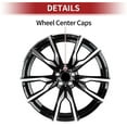 thumbnail image 3 of Unique Bargains 68 mm 2.68" Universal Car Wheel Hub Center Caps Wheel Hub Caps Covers Protectors for SUV Truck - Pack of 1 Silver Tone, 3 of 6