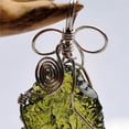 thumbnail image 4 of Qarigey Amuleto de meteorito para hombre, colgantes colgantes de aniversario, suave, elegante, para hacer joyería DIY, hallazgos, decoraciones de Ropa, zapatos y accesorios Miscelánea verde 10-15g, 4 of 6