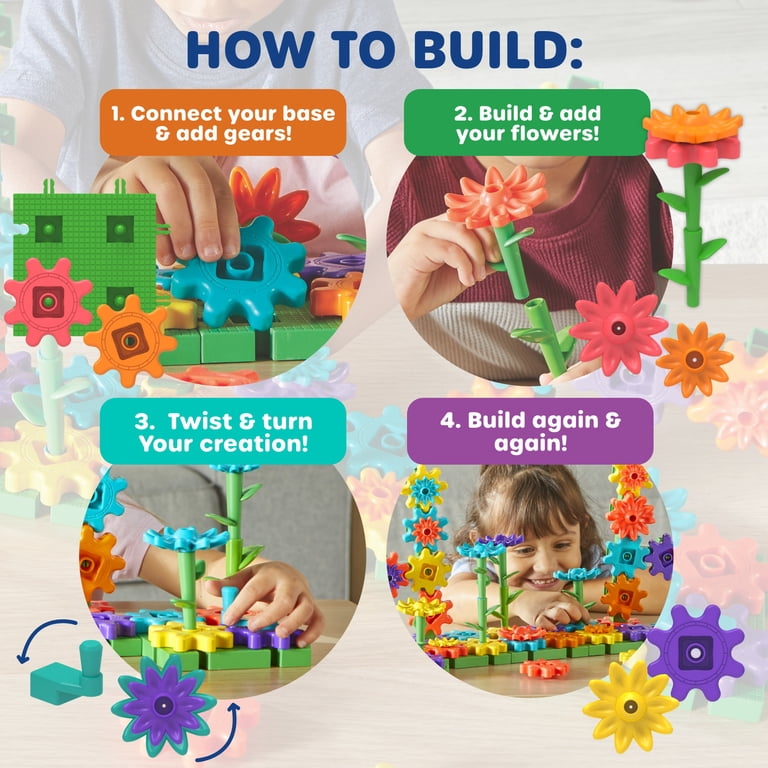 Learning Resources GardenGears Building Set 101 Pieces photo 6