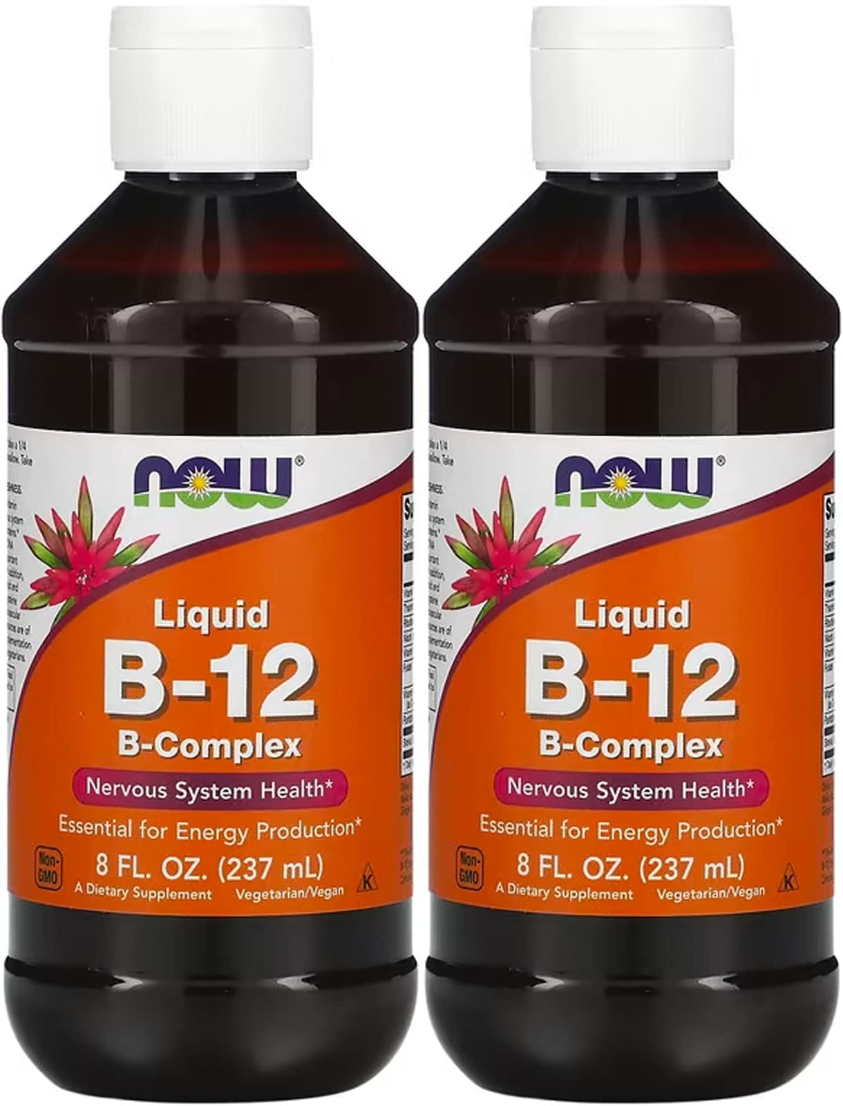 Vitamina B-12 líquida Supplement Now Foods, 240 ml (paquete de 2 ...