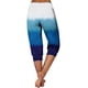 thumbnail image 5 of Mujeres Capri Pantalones Casual Suelto Largo Pantalones de Impresión con Corbata Elástica Cintura Y Bolsillos, 5 of 6