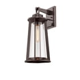 thumbnail image 2 of Millennium Lighting  Bolling 1 Light Outdoor Wall Sconce with Clear Glass Shades 22 Inch - Powder Coat Bronze, 2 of 5