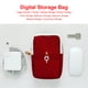 thumbnail image 5 of Bolsas de almacenamiento de artículos diversos para Cable de teléfono móvil, organizador de tela Oxford para acampar al aire libre, bolsa con Almacenamiento y organización del hogar Vino tinto Kearding BB2284-03, 5 of 8