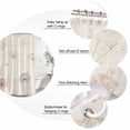 thumbnail image 6 of Dandelion Retro Leaves Waterproof Fabric Shower Curtain,Farmhouse Botanical Watercolor Waterproof Fabric Shower Curtain for Bathroom Curtains Bathtubs Shower Curtains with 12 Hooks Standard 66x72, 6 of 8