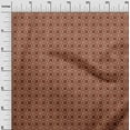 thumbnail image 3 of oneOone Cotton Silk Brown Fabric Asian Ikat Sewing Fabric By The Yard Printed Diy Clothing Sewing Supplies 42 Inch Wide, 3 of 4