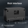 thumbnail image 3 of Amplificador de guitarra LEKATO Mini recargable de 5 W con Bluetooth negro, 3 of 7