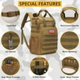 thumbnail image 5 of Backpack Cooler,Lunch Backpack for Men Adults Work with Handle，Soft Cooler Backpack Insulated Waterproof Leak Proof, 5 of 7