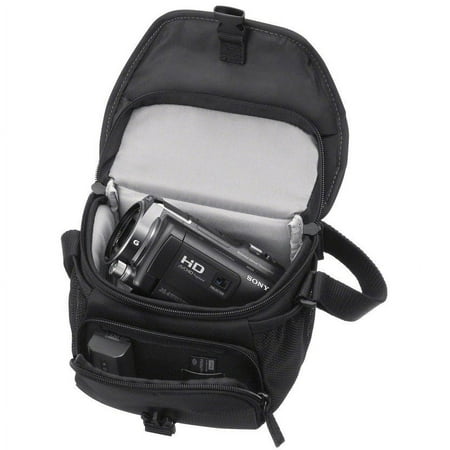 Sony - LCS U11 Soft Camera Case - Black