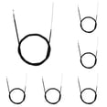 thumbnail image 1 of WUSUOWEI 6PCS Bike Brake Line,Heavy Duty Straight Throttle Cable,Length 29.4Inch,Braided Steel,Handy Installation,Long Lasting Performance,Front and Rear Brake Line,Throttle Cable for Bike, 1 of 7