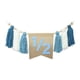 thumbnail image 1 of Mi 1/2 silla de cumpleaños de cumpleaños banner accesorios de la foto decoración de cumpleaños banner banner de guirnaldas para baby shower niña de Azul, 1 of 8