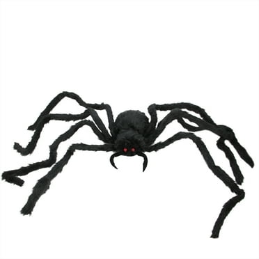 Northlight LED Flashing Eyes Spider Halloween Decoration - 48"