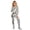 D73/Silver, variant on Girls Jumpsuit High Neck Long Sleeve Glitter Romper Full Zipper Performance For Dance Gymnastics Party Stage Show Classic Comfort Romper