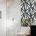 thumbnail image 3 of Tempaper x Genevieve Gorder Black on White Intersections Peel and Stick Wallpaper, 20.5" x 16.5', 3 of 8