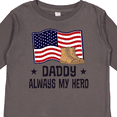thumbnail image 4 of Inktastic Military Daddy Always my Hero Boys or Girls Long Sleeve Toddler T-Shirt, 4 of 5