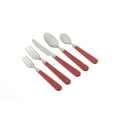 Mainstays Red Flatware Set, 48 Piece Stainless Steel & Plastic