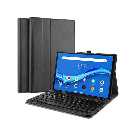 Wireless Keyboard Case for Lenovo Tab K10 2021 / Lenovo Tab M10 FHD Plus 2020 2nd Gen 10.3 inch TB-X606F / TB-X606X Slim Shell Lightweight Stand Cover with Detachable Keyboard