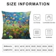thumbnail image 6 of COMIO Abstract Floral Watercolor Painting Lumbar Throw Pillow Cover  Decorative Bedroom Living Room Colorful Spring Petal Flowers Rectanglar Cushion Case for Bed Sofa Couch 2 pcs White, 6 of 6