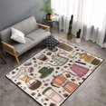 Area Rug Vintage Coffee Throw Rug, Indoor Door Mat, Door mat 60*39