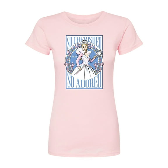 Wicked: Part 2 -  Glinda So Cherished - Juniors Fitted Short Sleeve Graphic T-Shirt